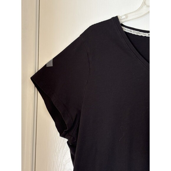 Hue Women’s Black V-Neck Short Sleeve T-Shirt  2XL Soft Stretch Sleepwear - Picture 6 of 9
